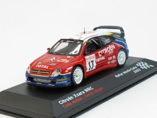 Citroen Xsara WRC №17 Rally Monte-Carlo (Colin McRae -Derek Ringer) 2003 (Altaya) [2000г., Красный, синий, белый, 1:43]