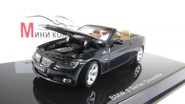 BMW 3-SERIES CONVERTIBLE (Autoart) [2007г., Синий, 1:43]