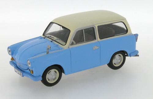 Trabant P50 Kombi (IST Models) [1959г., Голубой, бежевый, 1:43]