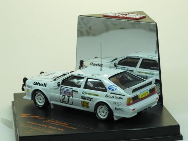 AUDI Quattro No. 27 Rally Lombard RAC RALLY 1982 (Vitesse) [1980г., Белый, 1:43]
