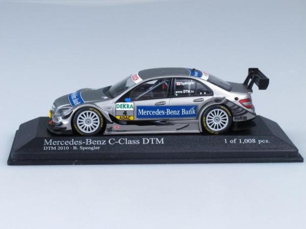 Mercedes-Benz C-Class DTM Team AMG-Mecedes B.Spengler (Minichamps) [2010г., Серебристый металлик, 1:43]