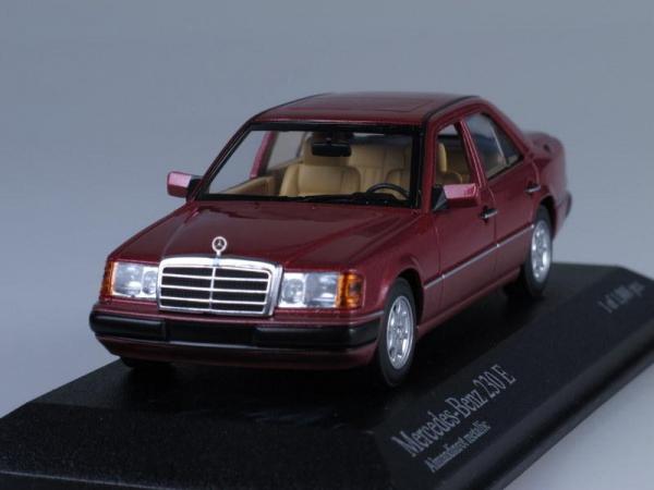 Mercedes-Benz 230 E (W124) (Minichamps) [1991г., Красный металлик, 1:43]