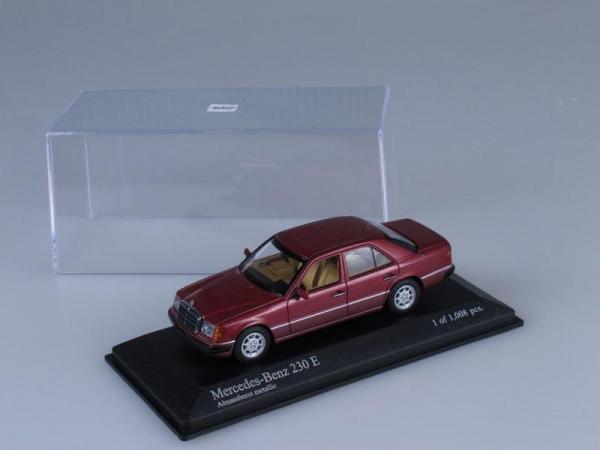 Mercedes-Benz 230 E (W124) (Minichamps) [1991г., Красный металлик, 1:43]