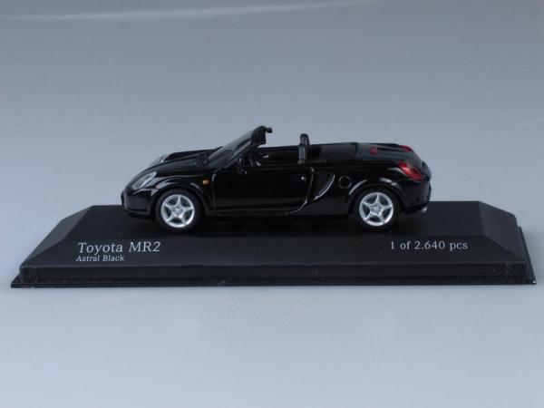 Toyota MR2 Cabriolet (Minichamps) [1999г., Черный, 1:43]
