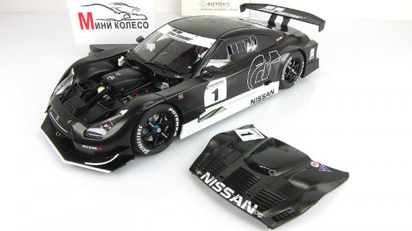 NISSAN GT-R GT500 (Autoart) [2008г., Черный, 1:18]