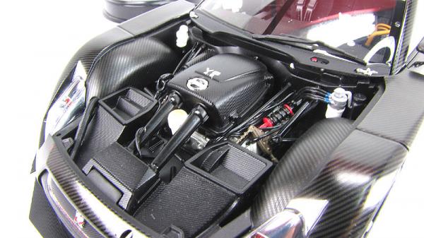 NISSAN GT-R GT500 (Autoart) [2008г., Черный, 1:18]