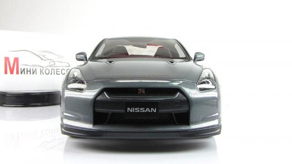 NISSAN GT-R (R35) (Autoart) [2008г., Серый, 1:18]