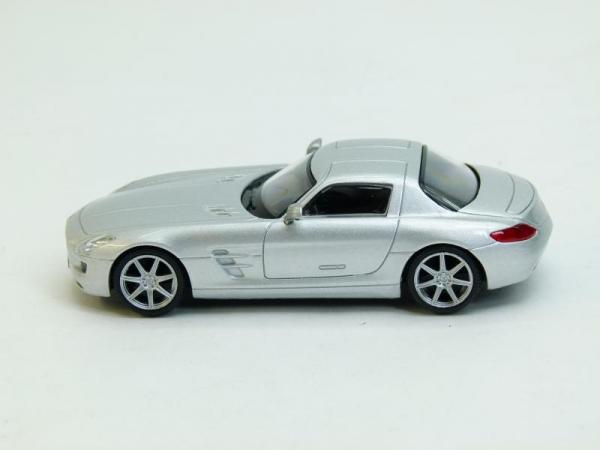 Mercedes SLS AMG 1 (DeAgostini (Суперкары мира)) [2010г., Серебристый металлик, 1:43]