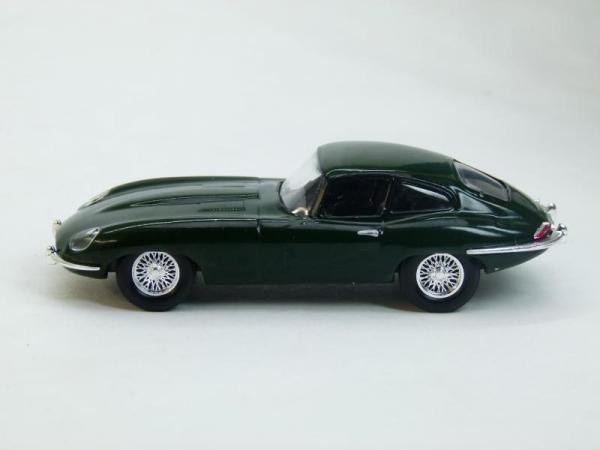 Jaguar E-Type (DeAgostini (Суперкары мира)) [1961г., Темно-зеленый, 1:43]