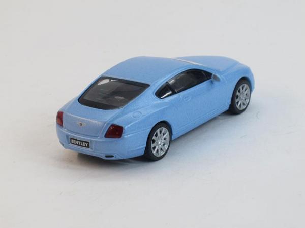 Bentley Continental GT 1 (DeAgostini (Суперкары мира)) [2003г., Голубой, 1:43]