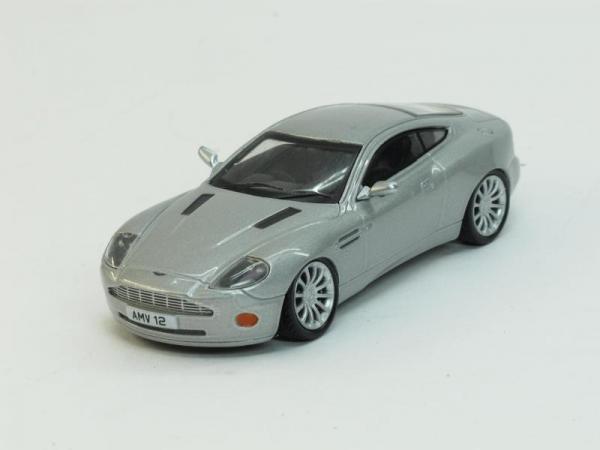 Aston Martin V12 Vanquish 1 (DeAgostini (Суперкары мира)) [2007г., Серебристый металлик, 1:43]