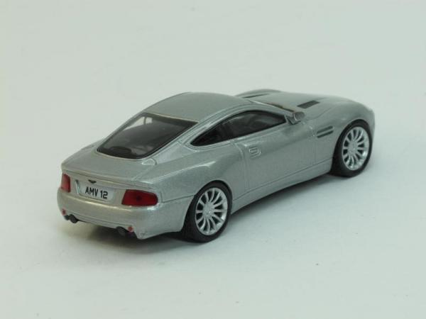Aston Martin V12 Vanquish 1 (DeAgostini (Суперкары мира)) [2007г., Серебристый металлик, 1:43]