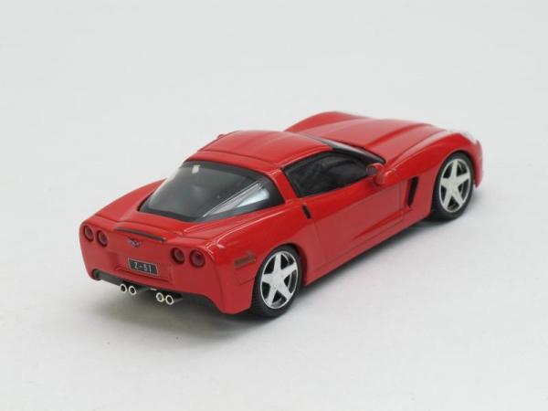 Chevrolet Corvette Z51 Coupe (DeAgostini (Суперкары мира)) [2008г., Красный, 1:43]