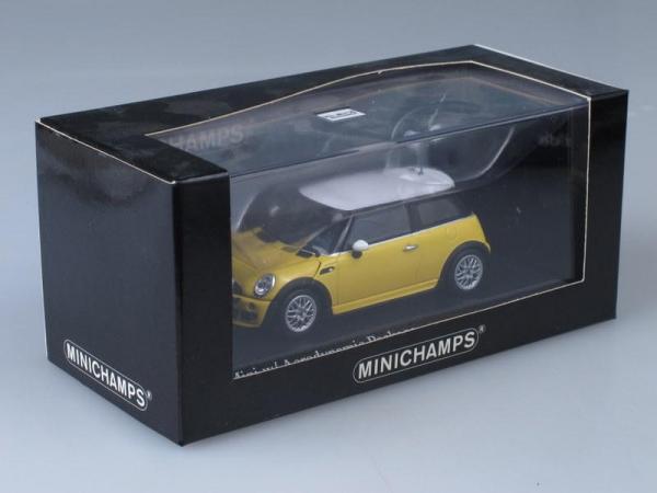 Mini One Aerodynamic Package (Minichamps) [2002г., Желтый с белым, 1:43]