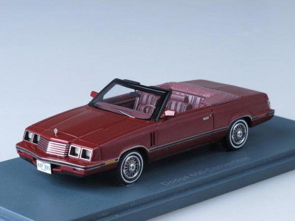 Dodge 600 Cabrio (Neo Scale Models) [1984г., Бордовый, 1:43]