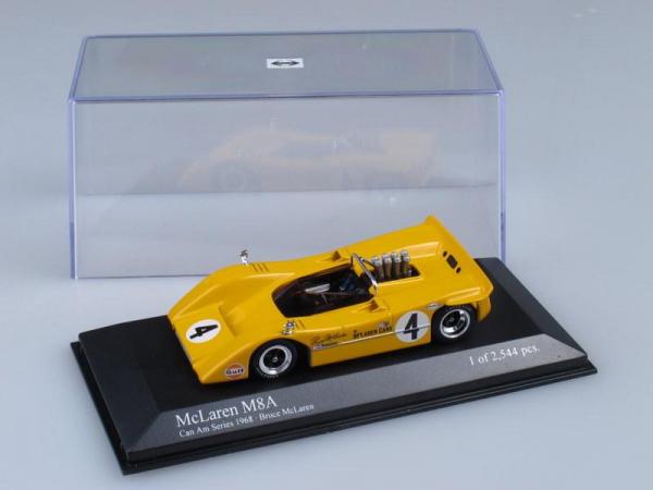 McLaren M8A CanAm (Minichamps) [1968г., Желтый, 1:43]