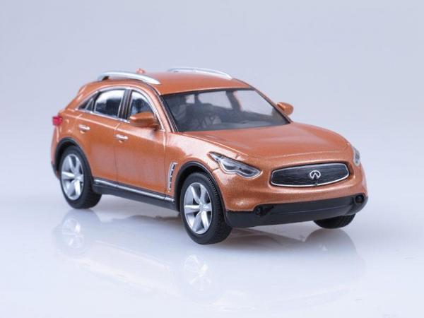 Infiniti FX (DeAgostini (Суперкары мира)) [2009г., Оранжевый, 1:43]