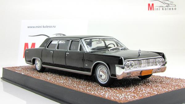Lincoln Continental Stretched Limousine - James Bond 007 «Thunderball» (Atlas/IXO) [1965г., Черный, 1:43]