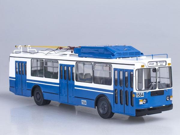 ЗИУ-682Г М1, Москва, 1-й парк (Vector-Models) [1991г., Синий с белым, 1:43]