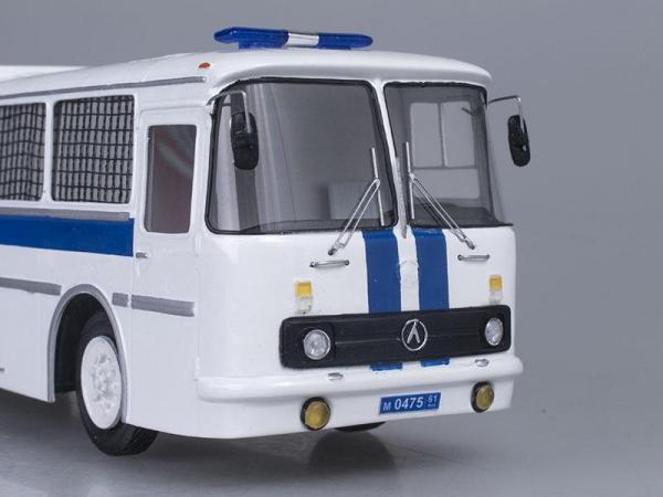 ЛАЗ-699Р Полиция (Vector-Models) [1980г., Белый с синим, 1:43]