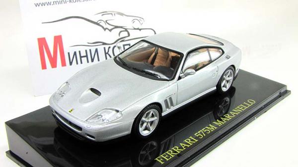 Ferrari 575M Maranello (Altaya) [1996г., Серебристый, 1:43]