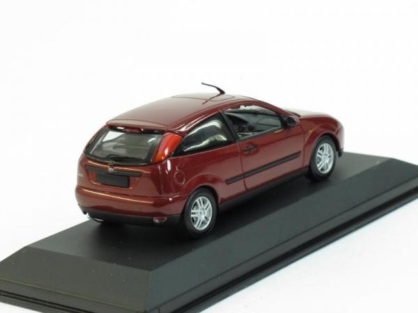 Ford Focus 3-turig (Minichamps) [1998г., Вишневый металлик, 1:43]