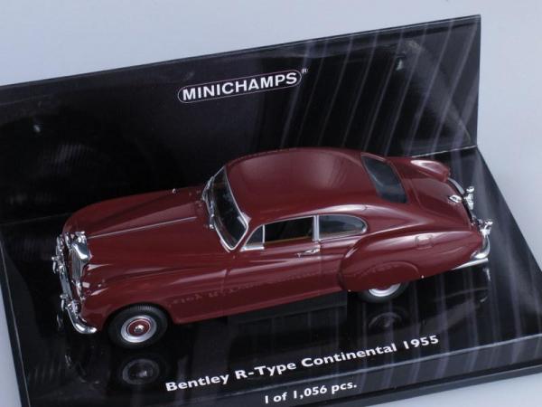 Bentley R-TYPE Continrental (Minichamps) [1955г., Вишневый, 1:43]