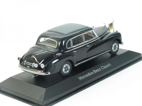 Mercedes-Benz 300b Adenauer (Minichamps) [1955г., Черный, 1:43]