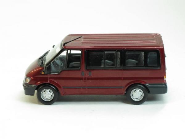 Ford Transit Bus (Minichamps) [2000г., Красный, 1:43]