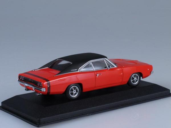 Dodge Charger Hard Top Coupe (Minichamps) [1968г., Красный, 1:43]