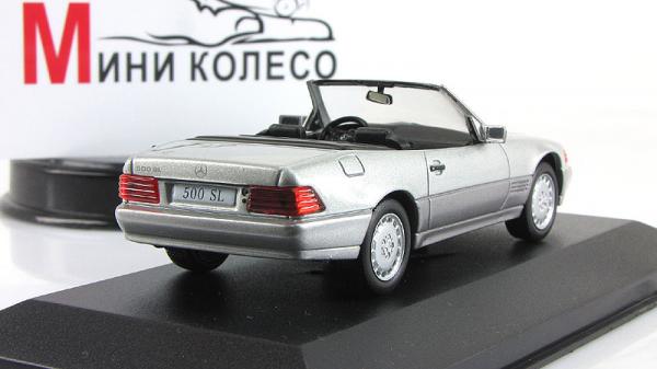 Mercedes-Benz SL500 (Altaya/IXO) [1989г., Серебристый, 1:43]
