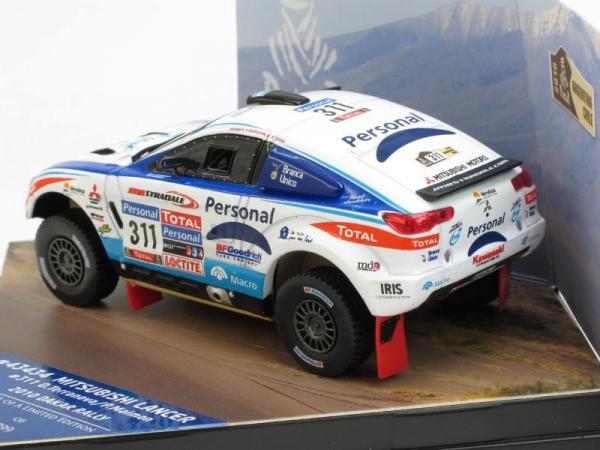 Mitsubishi Lancer - #311 O.Terranova-P.Maimon Dakar Rally (Vitesse) [2010г., Белый, 1:43]