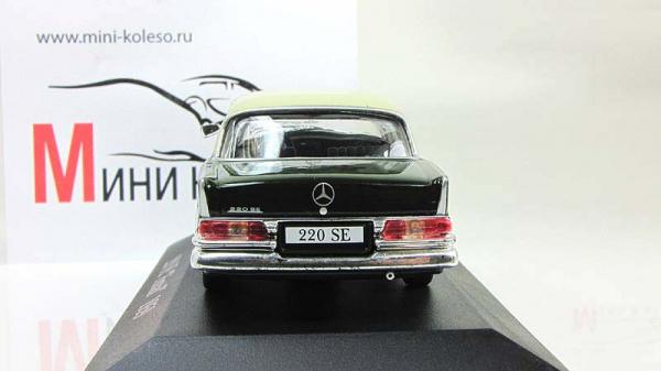 Mercedes 220SE (Altaya) [1968г., зеленый/бежевый, 1:43]