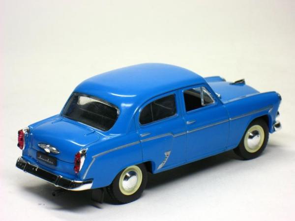 Москвич-407 (DeAgostini (Автолегенды СССР)) [1958г., Синий, 1:43]