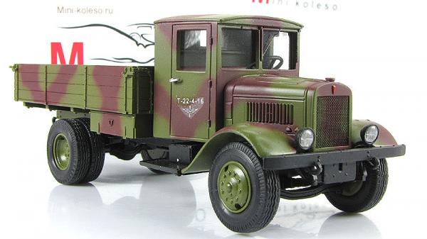 ЯГ-6 бортовой грузовик (ALF) [1936г., зеленый камуфляж, 1:43]