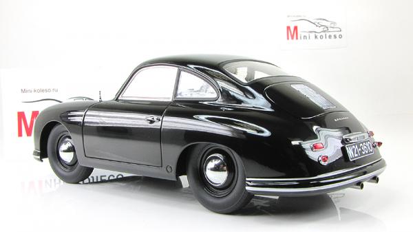 PORSCHE 356 COUPE (Autoart) [1950г., Черный, 1:18]