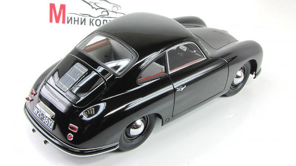 PORSCHE 356 COUPE (Autoart) [1950г., Черный, 1:18]