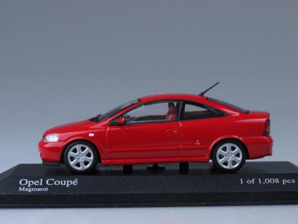 Opel Coupe (Minichamps) [2000г., Красный, 1:43]