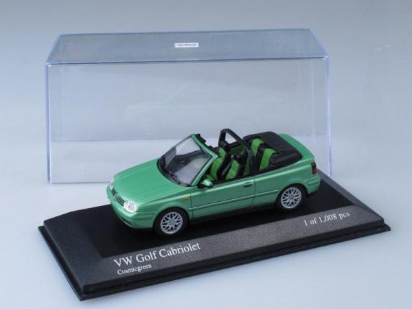Volkswagen Golf Cabriolet (Minichamps) [1991г., Светло-зеленый металлик, 1:43]