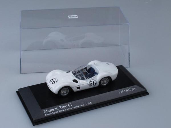 Maserati Tipo 61 (Minichamps) [1960г., Белый, 1:43]