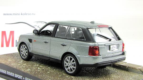 Range Rover Sport - Джэймс Бонд 007 «Quantum Of Solace» (Atlas/IXO) [2005г., Серебристый, 1:43]