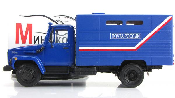 ГАЗ-3307 "Почта России" (Kherson-Model) [1992г., Синий, 1:43]