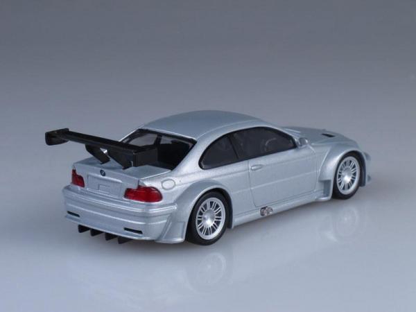 BMW M3 GTR (DeAgostini (Суперкары мира)) [2000г., Серебристый металлик, 1:43]