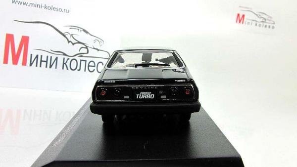 NISSAN SKYLINE 2000 Turbo GT-ES (Aoshima) [1972г., Черный, 1:43]