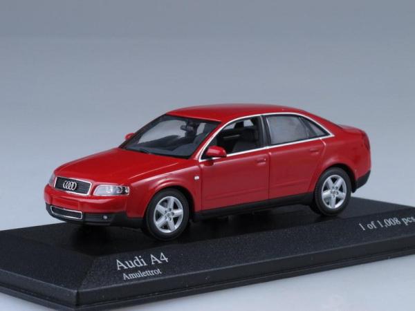 Audi A4 (Minichamps) [2000г., Красный, 1:43]