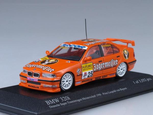 BMW 320i STW 1998 Team Isert Prinz Leopold von Bayern (Minichamps) [1998г., Оранжевый, 1:43]