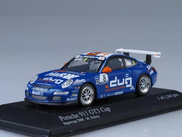 Porsche 911 GT3 Cup Supercup (Minichamps) [2006г., Синий, 1:43]