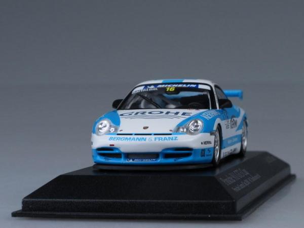 Porsche 911 GT3 Cup Carrera Cup 2005 M. Barthlomeyczik (Minichamps) [2005г., Бело-голубой, 1:43]