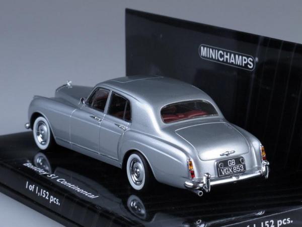 Bentley Continental S1 (Minichamps) [1956г., Серебристый металлик, 1:43]