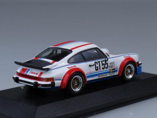 Porsche 934 Eberhard Sindel (Minichamps) [1976г., Белый, голубой, краный, 1:43]